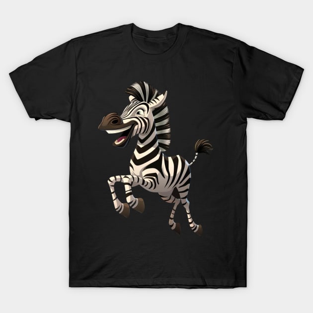 Zebra Research Studies T-Shirt by Beard Art eye